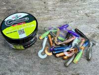 Leurres souples Great Fish GF1 Twister Mix 49mm - no scent - multicolor I