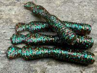 Leurres souples Great Fish GF2 Leech 60mm 1.8g - no scent - colorful glitter