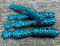 Leurres souples Great Fish GF2 Leech 60mm 1.8g - no scent - glitter blue