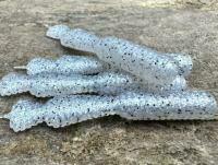 Leurres souples Great Fish GF2 Leech 60mm 1.8g - no scent - white pearl