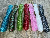 Leurres souples Great Fish GF2 Leech MIX 60mm 1.8g - no scent -  multicolor II