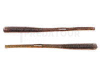 Leurres Live Target Finesse Tail Worm 11.4cm - Brown/Black