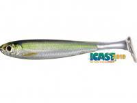 Leurres Live Target Slow-Roll Shiner Paddle Tail 7.5cm - Silver/Green