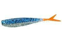 Leurres Lunker City Fat Fin-S Fish 3.5" - #279 Blue Ice/ Fire Tail