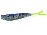 Leurres Lunker City Fat Fin-S Fish 3.5" - #281 Purple Ice/ Chartreuse Tail