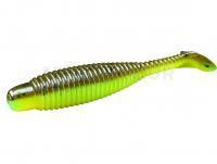 Leurre souple Lunker City Grubster 5cm - #277 Green Pumpkin/ Chartreuse