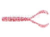 Leurres Mustad AJI Worm Chiki-Chiki 1.7" 4.3cm - Clear Red Glitter
