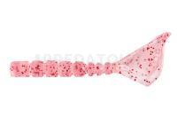 Leurres Mustad AJI Worm Hila-Hila 1.7" 4.3cm - Clear Red Glitter