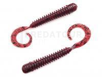 Leurres Noike Ring curly 3inch 76mm - #103 Dark Red