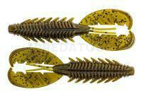Leurres souples X-Zone Adrenaline Craw 4.25" 11cm - Green Pumpkin Black Flake