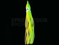 Leurres Dega Octopus 5pcs. 12cm - Green/Yellow