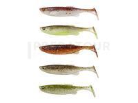 Leurres Savage Gear Fat Minnow T-Tail 10.5cm 11g 5pcs - Clearwater Mix