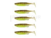 Leurres Savage Gear Fat Minnow T-Tail 13cm 20g 5pcs - Green Pearl Yellow