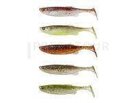 Leurres Savage Gear Fat Minnow T-Tail 9cm 7g 5pcs - Clearwater Mix