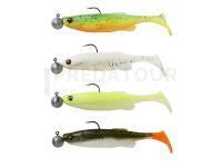 Leurres set Savage Gear Fat Minnow T-Tail RTF 9cm 7g + 7.5g #2/0 - Darkwater mix