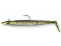 Leurres Savage Gear Sandeel V2 Big Game 21.5cm 140g #8/0 2+1pcs - Green Silver