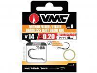 Leader VMC Fluorocarbon Method Feeder Barbless Bait Band 7016B loop | 15cm | 8pcs | #10 | 0.20mm