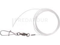 Trolling fluorocarbon leader rigging of dead fish 120cm 10kg swivel bearing