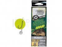 Leaders Owner Method Feeder Braid with Pellet Band FDB-02 10cm #8 0.15mm 10lb 4.6kg 6pcs