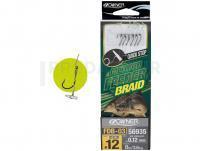 Leaders Owner Method Feeder Braid with Quick stop FDB-03 10cm #12 0.12mm 8lb 3.6kg 6pcs
