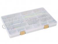 Westin W3 Tackle Box Grey/Clear - 35.5x22.5x3.5 cm