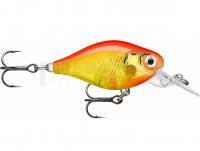 Leurre Rapala X-Light Crank Mid Runner 3.5cm - Gold Fluorescent Red