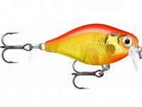 Leurre Rapala X-Light Crank Shallow Runner 3.5cm - Gold Fluorescent Red