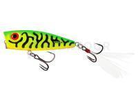 Leurre Popper Salmo Rattlin Pop 7cm - Green Tiger (GRT)