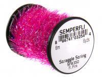 Semperfli Straggle String Micro Chenille 6m / 6.5 yards (approx) - SF8350 Fluoro Pink