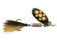 Cuiller Tournante DAM Effzett Standard Spinner Dressed #2 / 4g - Blacky