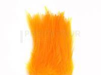 Plumes Wapsi Strung Rooster Saddles - fluo orange/white