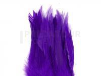 Plumes Wapsi Strung Rooster Saddles - purple/white
