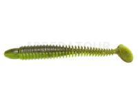 Leurre souple Lunker City Swimmin Ribster  4 - #149 Green Stew