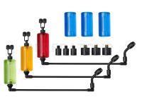 Prologic K1 Mega Swing Arm Kits 3 rod Red/Yellow/Green Plus 3 Blue