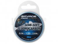 Fluorocarbon Fil Savage Gear Semi-Soft Fluorocarbon LRF Clear 30m 0.19mm 2.22kg 4.89lb