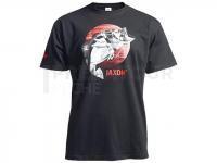 T-shirt Jaxon black with fish - L