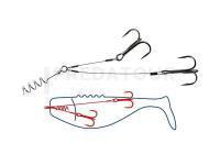 Stinger Pike Dragon 2 x nr 1/0 - 27kg 4+7cm