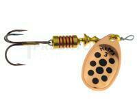 Cuiller Tournante Mepps Aglia Decorees Copper / Black Dots - #4 | 9g