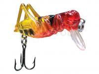 Leurre Jenzi Insect Wobbler G-Hope Grasshopper 3g - Yellow/red