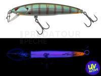 Leurre Dur Nories Laydown Minnow Just Wakasagi - 73mm 6g BR-311 Flashing Real Blue Gill