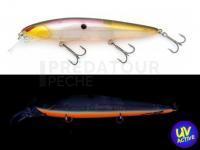 Leurre Dur Nories Laydown Minnow MID 110 - 112mm 18g BR-286 Translucent Pearl Shad