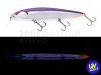 Leurre Dur Nories Laydown Minnow MID 110 - 112mm 18g BR-297 Live Purple Wakasagi