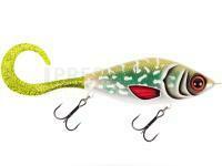Leurre Strike Pro Guppie Jr Shallow 11cm 58g - Glitter Pike – Green / Golden Glitter