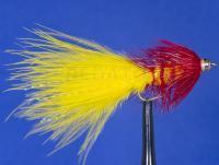 Mouche Wooly Bugger Yellow & Red no. 8