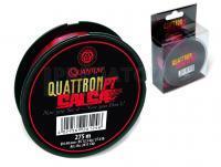 Nylon Quantum Quattron Salsa Transparent Red 275m 0.25mm 5.70kg / 12.50lbs