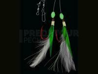 Dega Ocean-Rig with fringe eads and 2 side-arms - Green