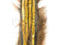 Hareline Bling Rabbit Strips - Hare's Ear with Holo Gold Accent