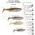 Savage Gear Leurres Souples Fat T-Tail Minnow Bulk