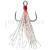 Mustad Hameçons triples In-Line Triple Grip Feathered